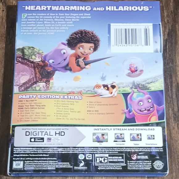 DreamWorks HOME Party Edition on BLU-RAY + DVD - Picture 2 of 2